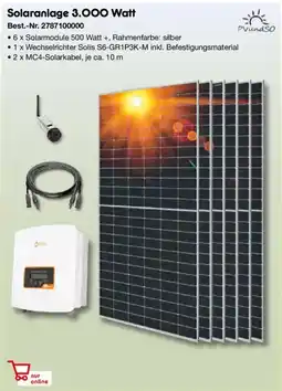 Netto Marken-Discount PVundSO Solaranlage 3.000 Watt Angebot