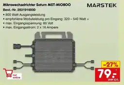 Netto Marken-Discount MARSTEK Mikrowechselrichter Saturn MST-MI0800 Angebot