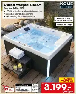 Netto Marken-Discount HOME DELUXE Outdoor-Whirlpool STREAM Angebot