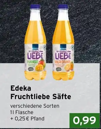 CAP Markt Edeka Fruchtliebe Säfte 1L Angebot