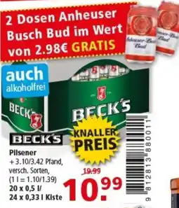 Multi Markt BECK'S Pilsener Angebot