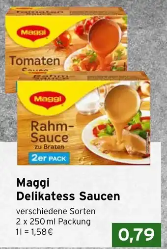 CAP Markt Maggi Delikatess Saucen 2x250ml Angebot