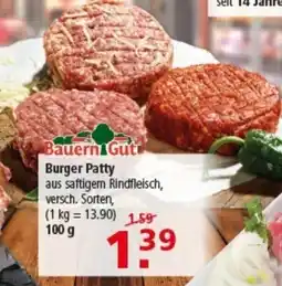 Multi Markt Bauern Gut Burger Patty Angebot