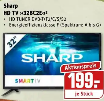 REWE Center Sharp HD TV 32BC2E Angebot