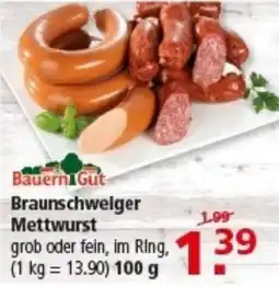 Multi Markt Bauern Gut Braunschweiger Mettwurst Angebot