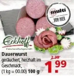 Multi Markt Dauerwurst Angebot