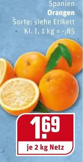 REWE Center Orangen 2kg Angebot