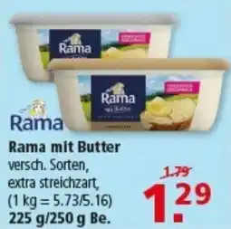 Multi Markt Rama mit Butter Angebot