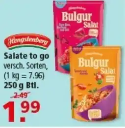 Multi Markt Hengstenberg Salate to go Angebot