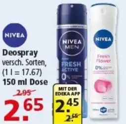 Multi Markt NIVEA Deospray Angebot