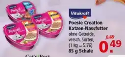 Multi Markt Vitakraft Poesie Creation Katzen-Nassfutter Angebot