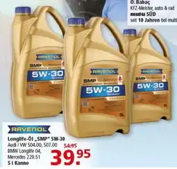 Multi Markt RAVENOL Longlife-ÖI SMP 5W-30 Angebot