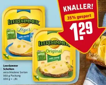 REWE Center Leerdammer Scheiben 160g Angebot