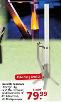Multi Markt Edelstahl Feuerrohr Angebot