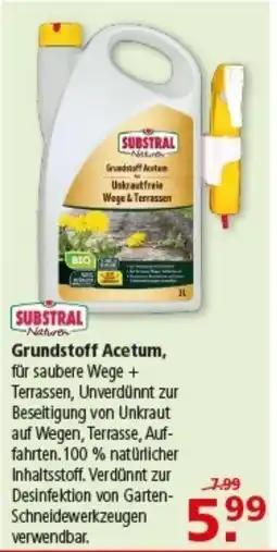 Multi Markt SUBSTRAL Grundstoff Acetum Angebot