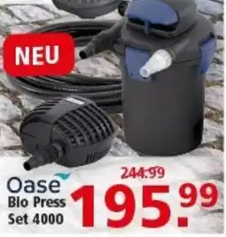 Multi Markt Oase Bio Press Set 4000 Angebot