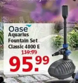 Multi Markt Oase Aquarius Fountain Set Classic 4000 E Angebot