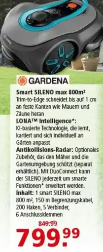Multi Markt GARDENA Smart SILENO max 800m² Angebot