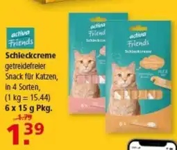 Multi Markt activa Friends Schleckcreme Angebot