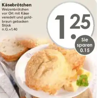 WEZ Käsebrötchen Angebot