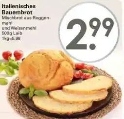 WEZ Italienisches Bauernbrot Angebot
