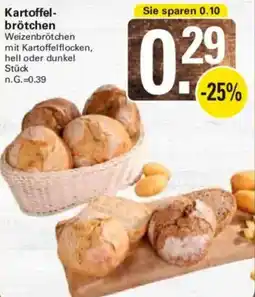 WEZ Kartoffelbrötchen Angebot
