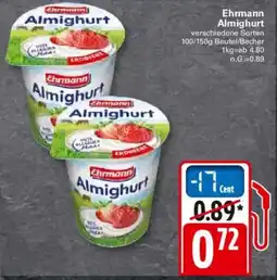 WEZ Ehrmann Almighurt Angebot
