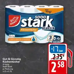 WEZ Gut & Günstig Küchentücher Angebot