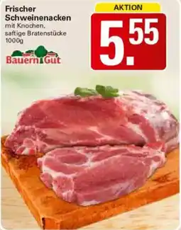 WEZ Frischer Schweinenacken Angebot