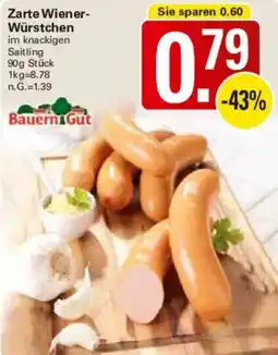 WEZ Zarte Wiener Würstchen Angebot