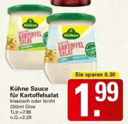 WEZ Kühne Sauce für Kartoffelsalat Angebot