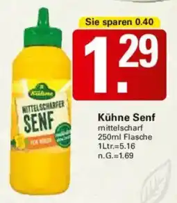 WEZ Kühne Senf Angebot