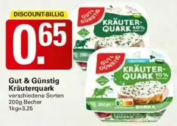WEZ Gut & Günstig Kräuterquark Angebot
