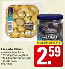 WEZ Liakada Oliven Angebot