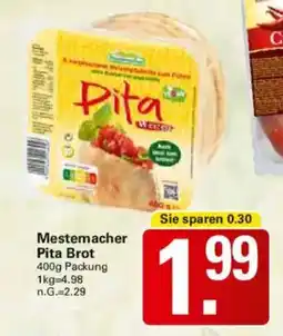 WEZ Mestemacher Pita Brot Angebot