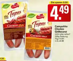 WEZ Campofrio Chorizo Grillwurst Angebot