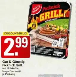 WEZ Gut & Günstig Picknick Grill Angebot