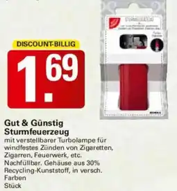 WEZ Gut & Günstig Sturmfeuerzeug Angebot