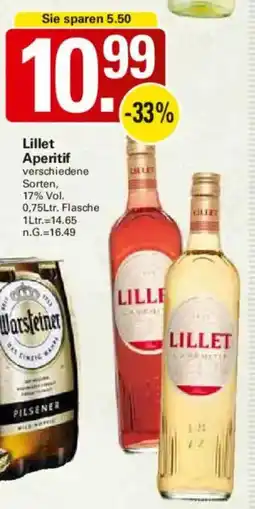 WEZ Lillet Aperitif Angebot