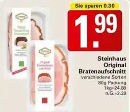 WEZ Steinhaus Original Bratenaufschnitt Angebot
