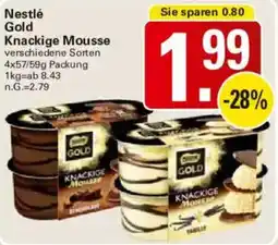 WEZ Nestlé Gold Knackige Mousse Angebot