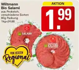 WEZ Wiltmann Bio Salami Angebot