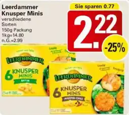 WEZ Leerdammer Knusper Minis Angebot