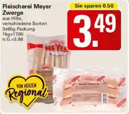 WEZ Fleischerei Meyer Zwerge Angebot