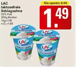 WEZ LAC laktosefreie Schlagsahne Angebot