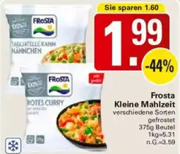WEZ Frosta Kleine Mahlzeit Angebot