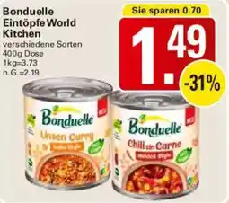 WEZ Bonduelle Eintöpfe World Kitchen Angebot