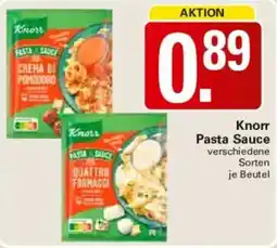 WEZ Knorr Pasta Sauce Angebot