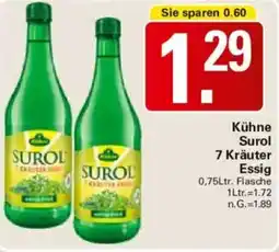 WEZ Kühne Surol 7 Kräuter Essig Angebot