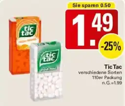 WEZ Tic Tac Angebot